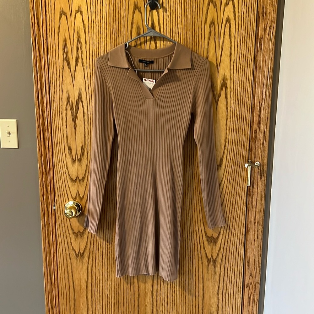 Love Tree Tight fit long sleeve dress. New with tags. Size Medium
